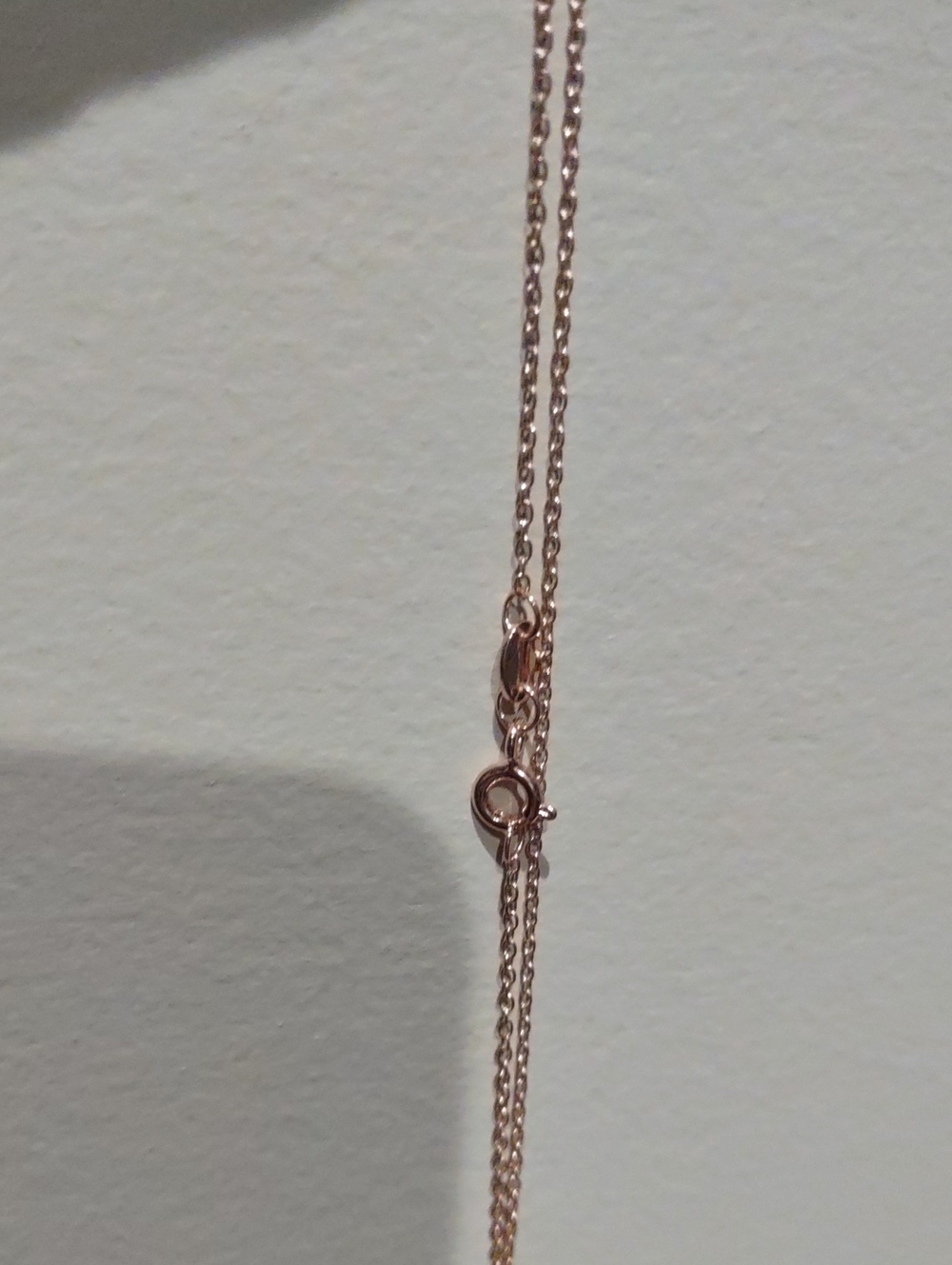 Levian 14kt Strawberry Gold Plated Sterling Silver Necklace Chocolate Quartz - Picture 3 of 6